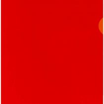 Elba 76442OG Flush Folder See-Through for DIN A4 PVC Strengthened Film 150 Micron Pack of 25 Orange