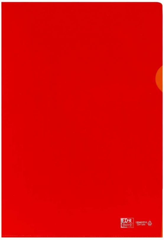 Elba 76442OG Flush Folder See-Through for DIN A4 PVC Strengthened Film 150 Micron Pack of 25 Orange