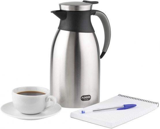 Addis 517469 Diplomat Vacuum Jug 629181600, 2 L - Stainless Steel/Black - Image 4