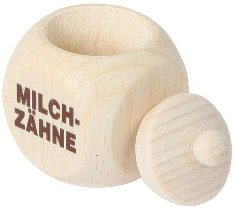 Wooden milk tooth box with lid, perfect as a little gift, Mit Aufdruck - Image 2