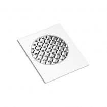 TapeCase 1267 CIRCLE-0.933"-250 Silver Embossed Aluminum Foil Tape-Converted from 3M, 0.0083" Thick, 0.93300000000000005" Length, 0.93300000000000005" Width (Pack of 250)