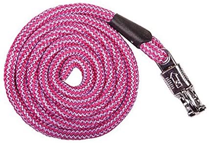HKM Aachen Lead rope with panic hook Deep Blue/Beige 180 cm