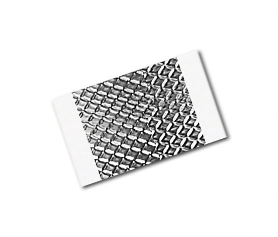 TapeCase 1345 2" x 1.25"-100 Silver Embossed Tin-Plated Copper Foil Tape-Converted from 3M, 0.083" Thick, 2" Length, 0.5" Width (Pack of 100)