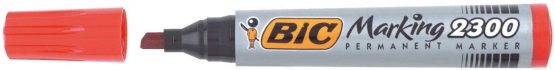 BIC Marking 2300 ECOlutions Permanent Markers - Red