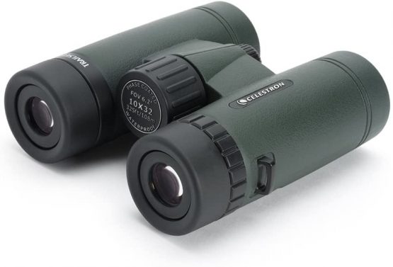 Celestron 71402 TrailSeeker 10x32 BaK-4 Prism Binoculars, Army Green(Green) - Image 2