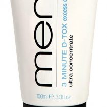 men-u 3 MINUTE D-TOX 100ml Ultra concentrate Vegan face mask for men, up to 40 apps, Effective in 3 MINS. Kaolin clay mens face mask w/Witch Hazel. Clay mask removes excess oil & impurities 100ml
