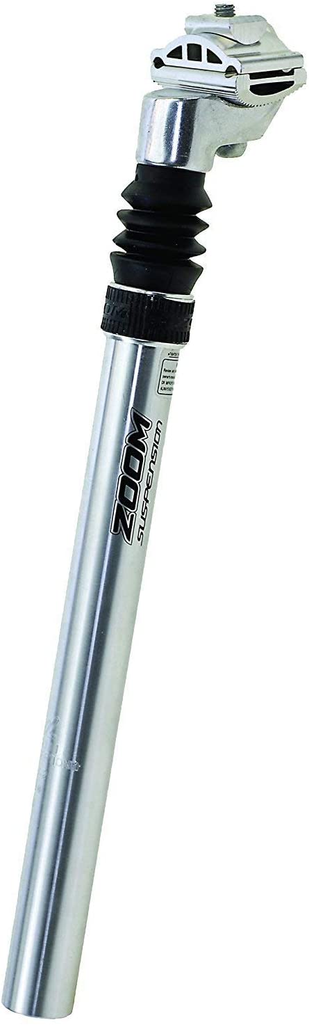 Zoom Suspension Seat Post - Silver, 27.2x350 mm