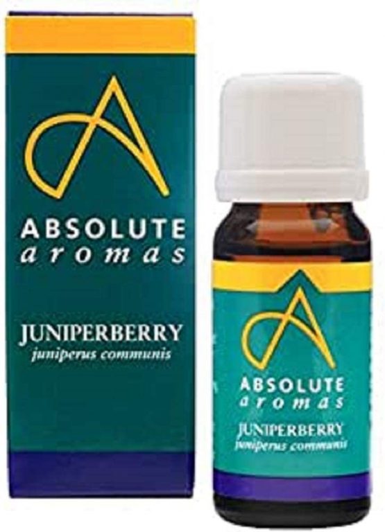 Absolute Aromas Juniperberry 10ml (Juniperus Communis) Essential Oil - 100% Pure, Natural, Undiluted, Vegan and Cruelty-Free - For use in Diffusers and Aromatherapy Blends