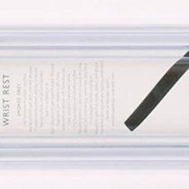 Q Connect Clear Gel Wrist Rest - Grey