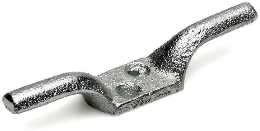 Cleat Hook Galvanised 4-inch (Pack of 1) (Product Code - U-B0982), Silver