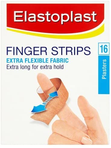 Elastoplast Finger Strip Plasters, other , 16 Count (Pack of 1)