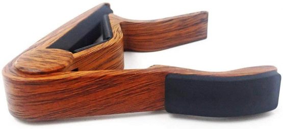 WINGO Wooden Pro Ukulele Capo for Soprano Contert Baritone,Rosewood. - Image 3