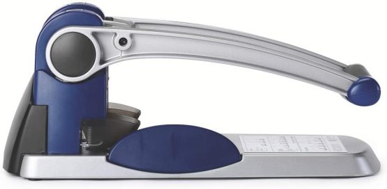 Rexel HD2300X Ultra Heavy Duty 2 Hole Punch, 300 Sheet Capacity, Effortless Punching, Metal, Silver/Blue, 2101521 - Image 2