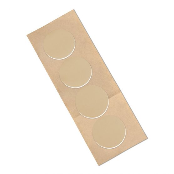 TapeCase 4492W CIRCLE-2"-5 3M Polyethylene Foam Tape, 31 mil (0.8 mm) Thick, 2Inches Circles (Pack of 5)