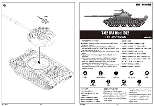Trumpeter 1:35 - T-62 ERA (Mod.1972) Iraq, Various, Mittel - Image 4
