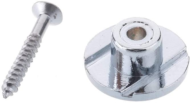 Musiclily Metal Round Bass String Guides Trees Retainers for Fender Precision Bass/Jazz Bass, Chrome(2 Pieces) - Image 4