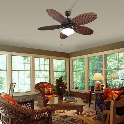 Leds-C4 30 - 4398 j7-j7-ventilatore Phuket: Copper Brown, 132 x 132 x 33 cm - Image 2