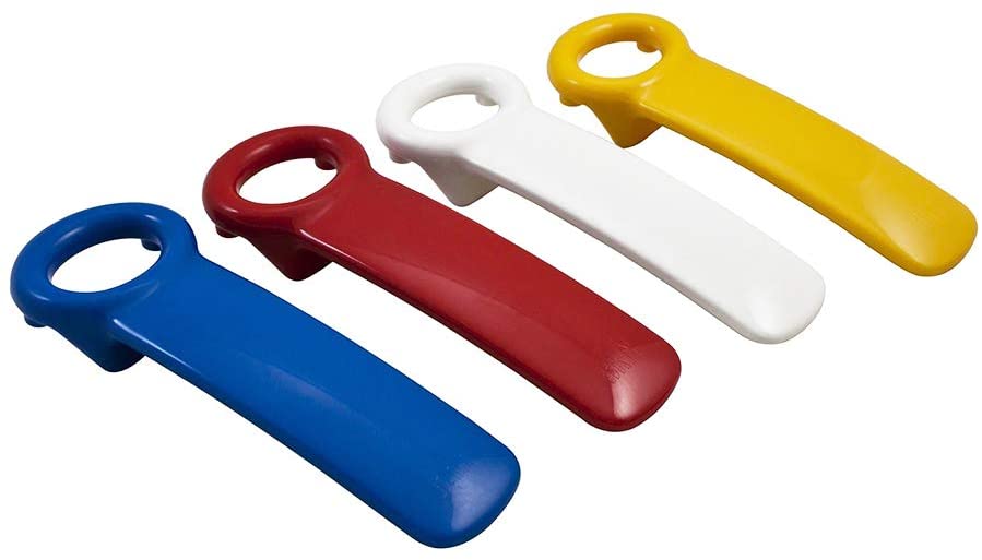 KitchenCraft Lever Action Jarkey Opener, White, 1 - Pack