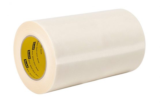 TapeCase 5430 11" x 36yd Transparent Squeak Reduction Tape, Converted from 3M, -30 to 225 degrees F Performance Temperature, 0.005" Thick