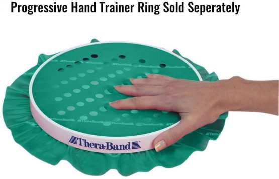 Hand Trainer Refill Latex Sheets by TheraBand for Hand, Finger, Thumb Exercise, Rehab & Training, 6 Sheets, Red, Level 3 - Image 4