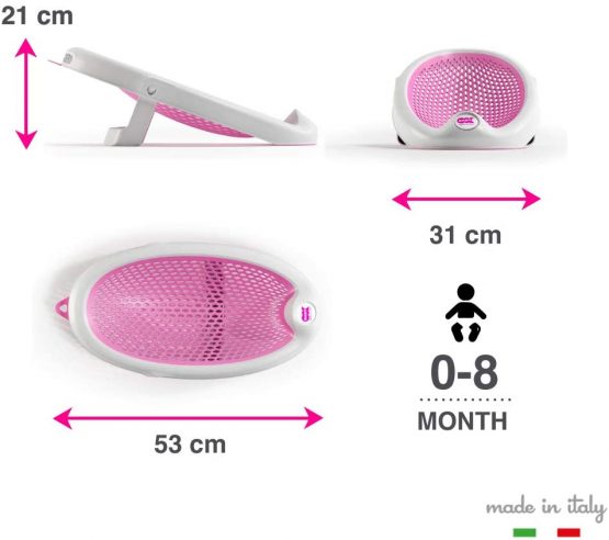 OKBABY Jelly - Folding Bath Support Seat - Pink - Image 4