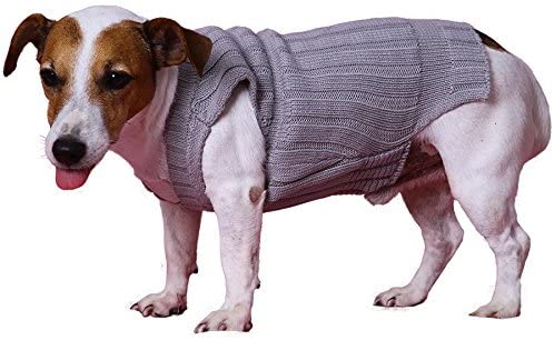 Doggydolly W073 Knitted sweater for dogs gray, winter, size: L, Large - Image 3