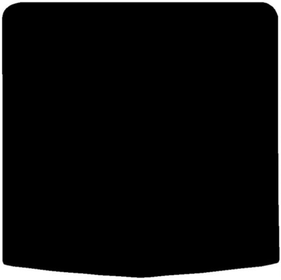 Sakura WW3340 Rubber Boot Mat, Black Trim