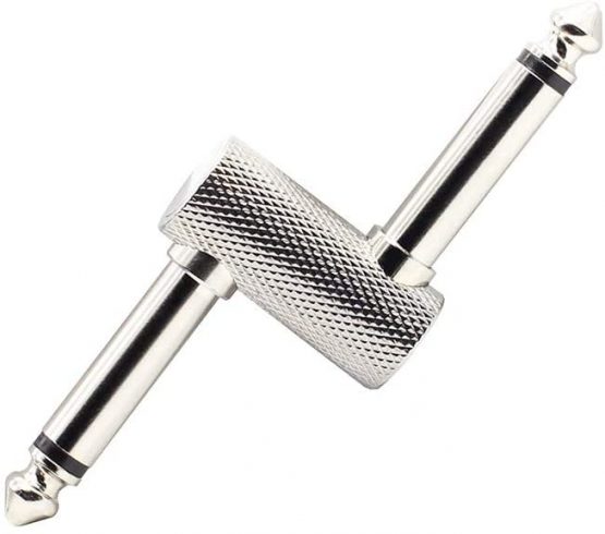 SONICAKE Guitar Pedal Patch Connector Guitar Bass Accessories 1/4 Inch 6.35mm Z-Type Male to Male Effects Pedalboard Coupler (3PCS) - Image 4
