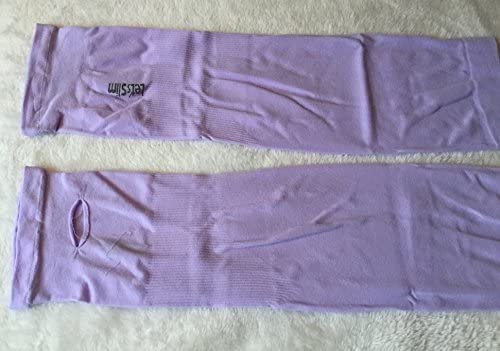 CarbonEnmy, bicycle sun protection, cycling clothing, arm warmers, sleeves, 1 pair, CBA1, purple, 41cm - Image 3