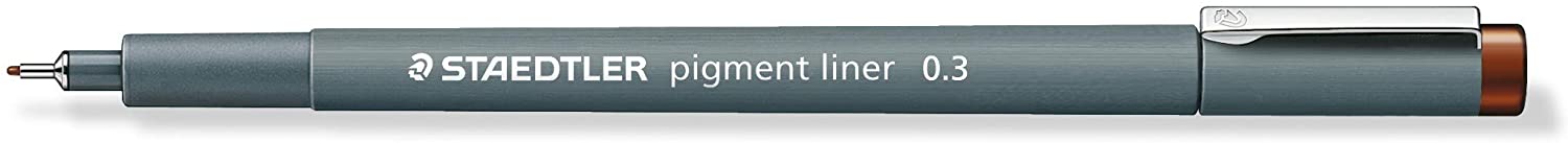 PIGMENT LINER 0.3MM 30803 (PACK OF 3) BROWN, 0,3 mm - Image 2