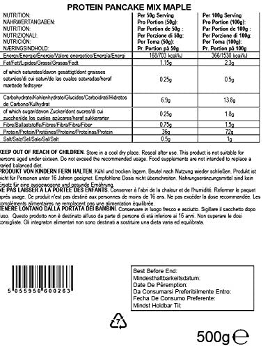 Bulk High Protein Pancake Mix, Maple, 500 g, Lemon Zest, Original, 500 g (Pack of 1) - Image 4