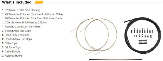 Jagwire - Universal 2X Pro Shift Kit |for Road, MTN, and Gravel Bike | SRAM and Shimano Shifter Compatible, Polished Stainless Cables, 10 Color Options - Image 4