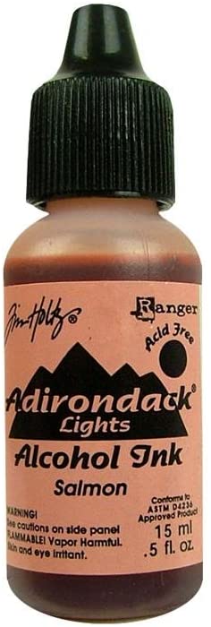 Tim Holtz Alcohol Inks and Accessories Adirondack Lights Salmon Alcohol Ink, Multi-colour, 0.5oz, 15 ml