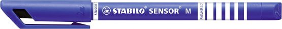 Fineliner - STABILO SENSOR M Box of 10 Blue - Image 2