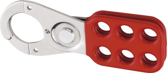 ABUS 701R Lock Off Hasp - Red - Image 2
