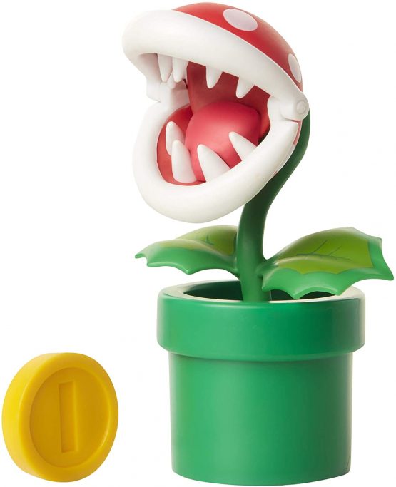 Jakks Pacific Nintendo Piranean Plant Figure with Question Box, Multi-Colour, 10 cm (72632) - Image 3