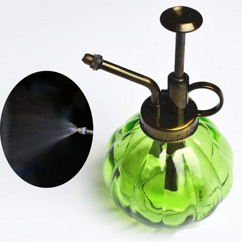 Vintage Small Watering Can Glass Bottle Gardening Tools for Plants