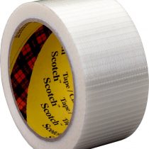 Scotch 8959 Cross Weave Filament Tape, 50 mm x 50 m, Translucent (Pack of 18)