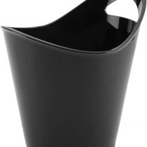 LACOR Acrylic One Hand Wine Cooler, Black, Size