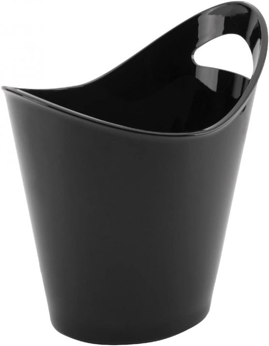 LACOR Acrylic One Hand Wine Cooler, Black, Size