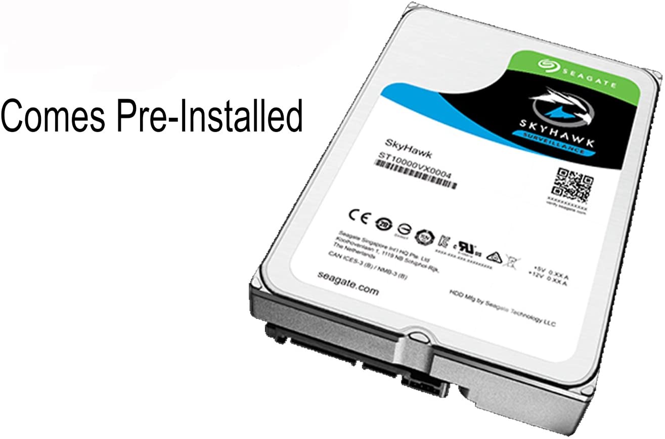 HiWatch by Hikvision NVR-108-A/8P 4TB PoE Plug and Play Mini 8ch NVR Network Video Recorder (4TB Seagate Skyhawk HDD Installed) - Image 3