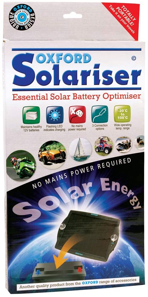Oxford products OF949 Solariser. Solar battery charger for maintaining 12Volt Automotive batteries. Motorcycles, Quads - Image 4