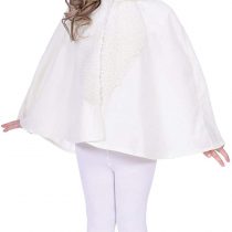 amscan 9904081 Sheep Hooded Cape Costume-Child 4-6 Years, Unisex, White