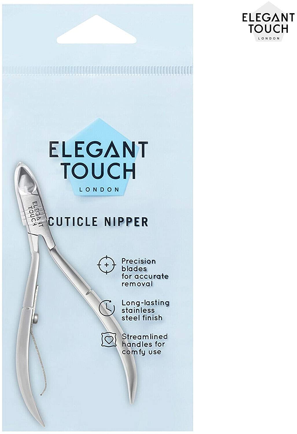 Elegant Touch Essential Implements Cuticle Nipper, Silver