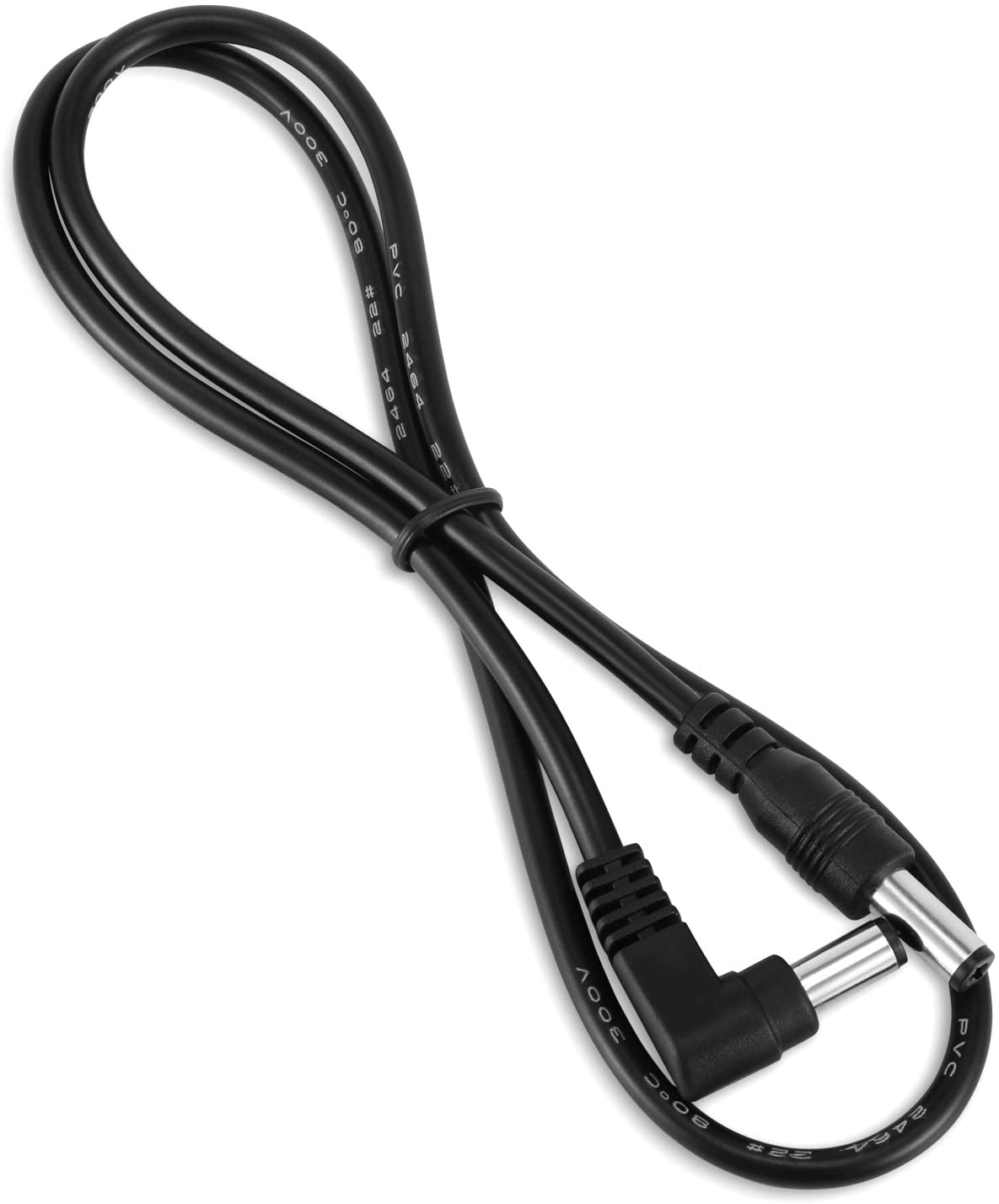 Donner 60CM Guitar Pedal Power Cable 10-Pack, black - Image 3