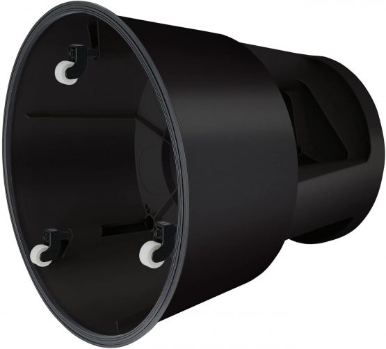 Wedo Plastic Kickstool, Black, Height: Loaded 42.5 cm, unloaded 43 cm Diameter of top 29 cm, of Bottom Side: 44 cm. - Image 3