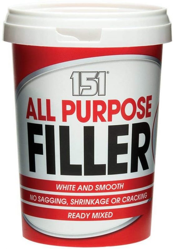 ALL PURPOSE FILLER WHITE 600G INTERIOR EXTERIOR USE MIXED READY TO USE