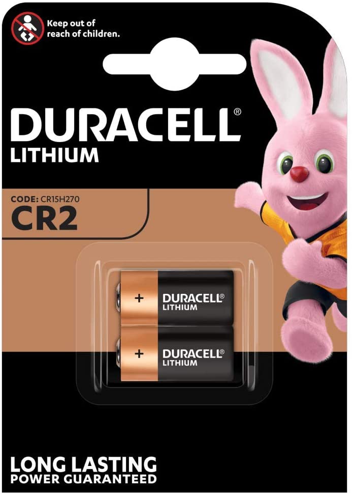 DURACELL CR2 (2 Pack) high power lithium battery 3V (CR15H270) Long life guaranteed