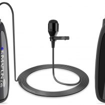Wireless Lavalier Microphone System,KIMAFUN 2.4G Wireless Lapel Microphone with 3.5mm Receiver For PC Laptop,iPhone,DSLR Camera,PA Speaker,YouTube,Podcast,Video Recording,Vlogging,Interview