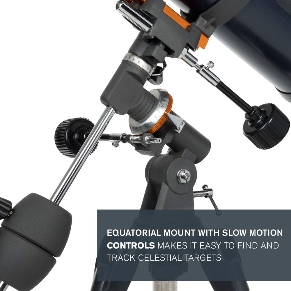Celestron 21064 AstroMaster 90EQ Refractor Telescope, includes Two Eyepieces, Erect Image Diagonal - Image 3